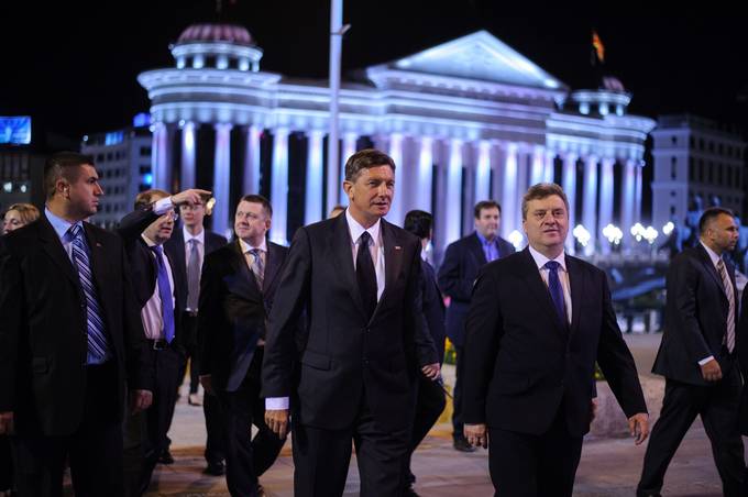 Predsednik Republike Slovenije Borut Pahor na uradnem obisk v Republiki Makedoniji