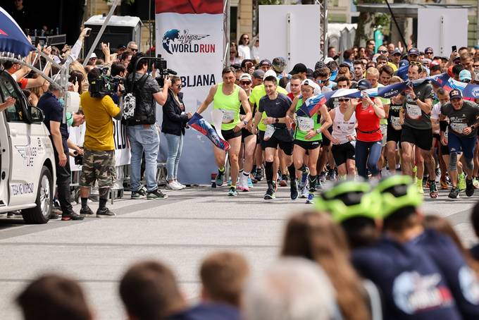 Predsednik Pahor na svetovnem dobrodelnem teku Wings for Life