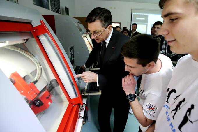 Predsednik republike je obiskal Šolski center Krško-Sevnica