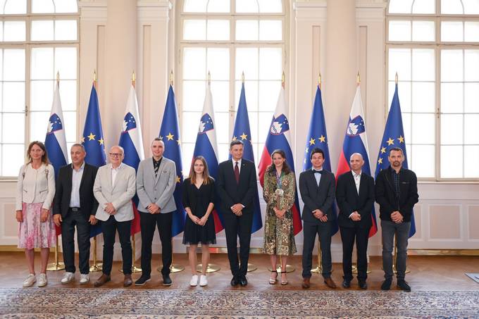 Predsednik Pahor sprejel slovenske udeležence 24. olimpijade gluhih: »Vi ste znak, da je mogoče vse«
