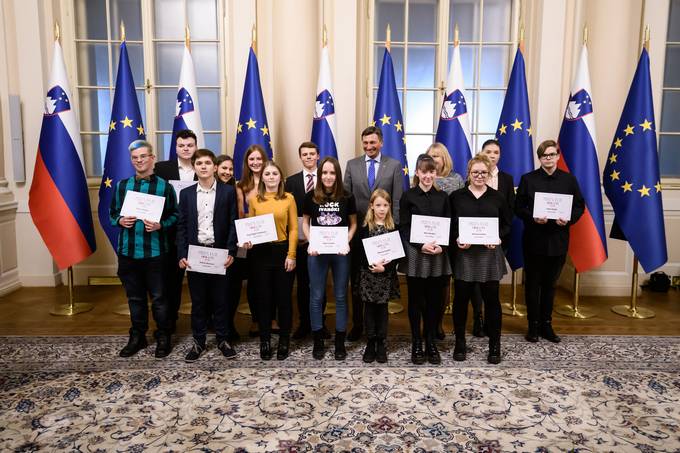 Predsednik republike je priredil sprejem ob podelitvi priznanj Faca leta 2019