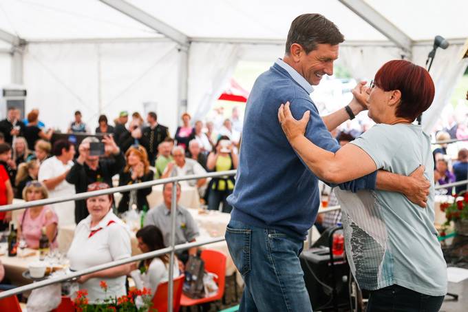 Predsednik Republike Slovenije Borut Pahor se je udeležil 27. tradicionalnega srečanja pod Najevsko lipo.