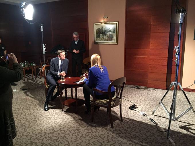 Intervju predsednika Republike Slovenije za RTV Vojvodina na temo regionalnega foruma mladih voditeljev in aktualnih zadev v regiji