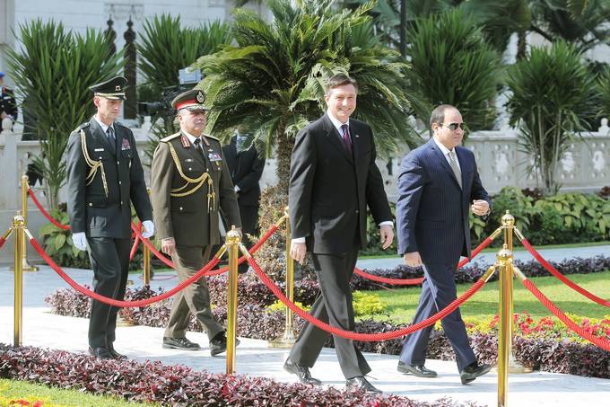 Predsednik Pahor na prvem uradnem predsedniškem obisku v Egiptu