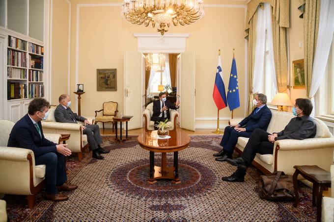 Predsednik republike je sprejel predstavnike Slovenske medicinske akademije