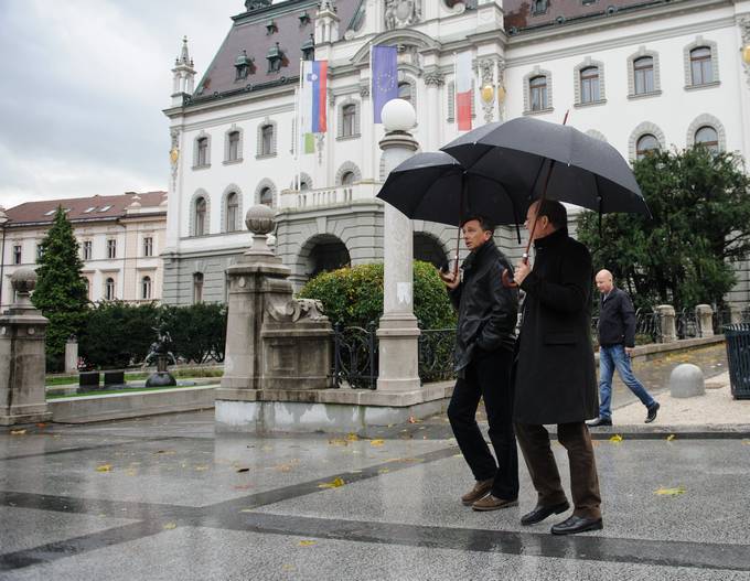 Predsednik republike Borut Pahor in Njegova knežja visokost Albert II., monaški knez