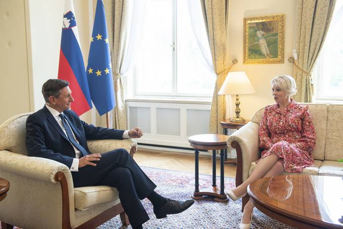 Predsednik republike je danes sprejel novo predsednico državnega zbora