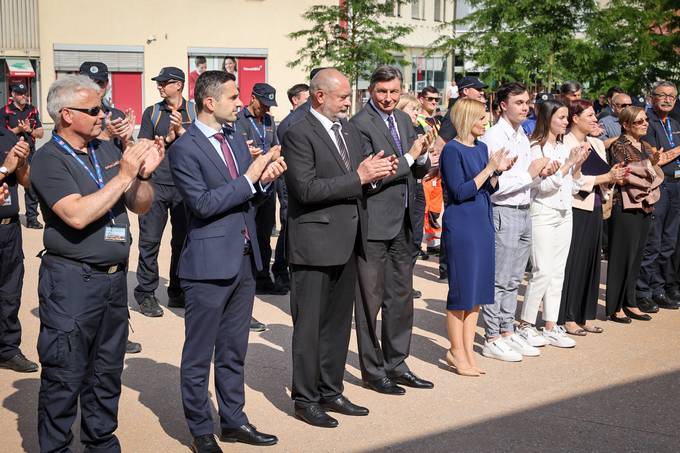 Predsednik Republike Slovenije Borut Pahor se je udeležil odprtja Bogatajevih dnevov zaščite in reševanja na Ptuju
