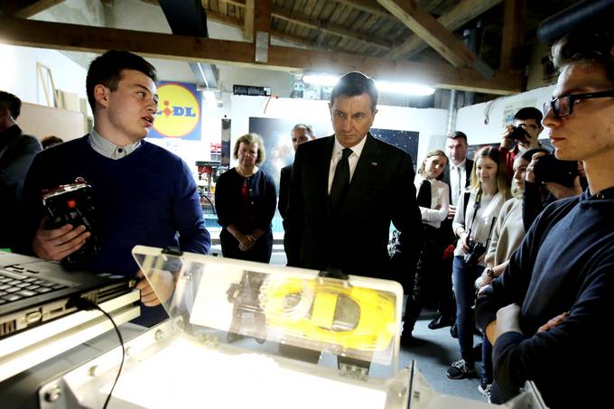 Predsednik republike je obiskal Šolski center Krško-Sevnica