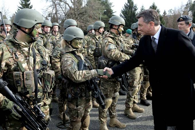 Predsednik republike obiskal 72. brigado in Center vojaških šol