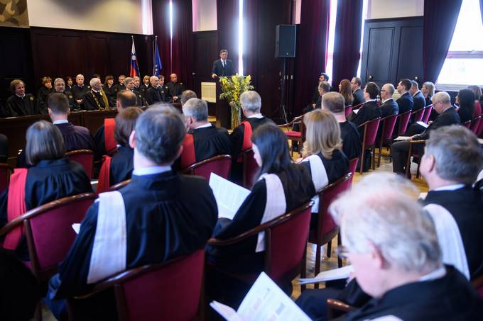 Predsednik republike se je udeležil otvoritve sodnega leta 2020