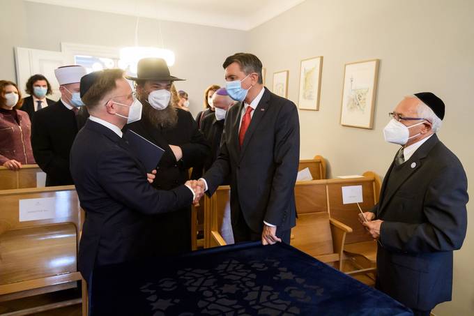 Predsednik republike na otvoritvi Sinagoge Ljubljana