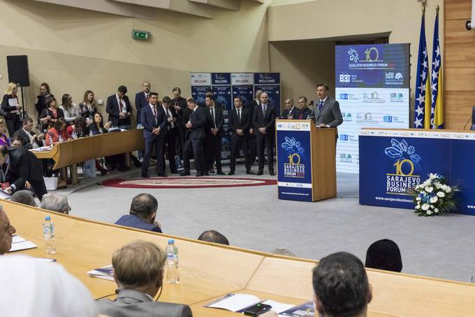 Predsednik Pahor na Sarajevskem poslovnem forumu nastopil z otvoritvenim govorom