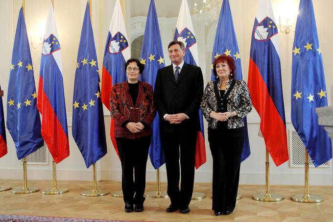 Sprejemu novoizvoljene in nekdanje Varuhinje človekovih pravic Republike Slovenije Vlaste Nussdorfer in dr. Zdenke Čebašek - Travnik pri predsedniku republike