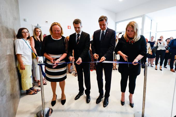 Predsednik Republike Slovenije Borut Pahor se je udeležil odprtja Hiše za otroke