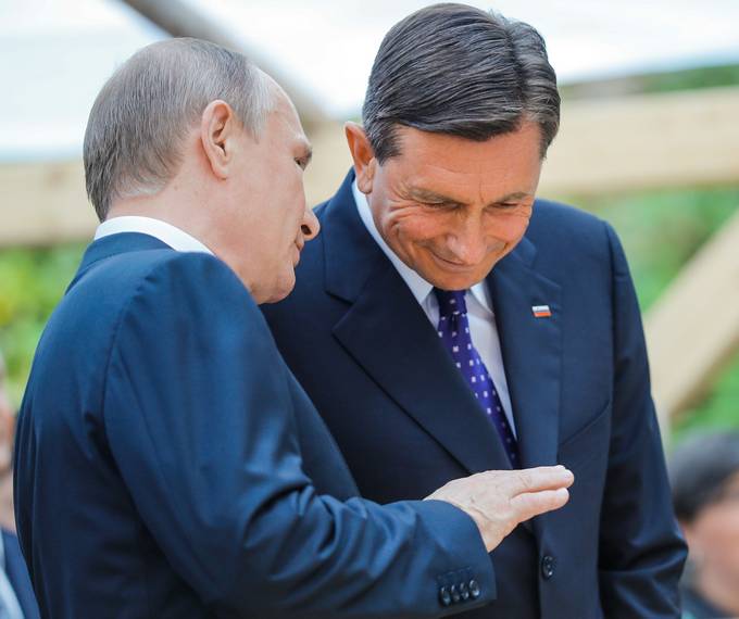 Obisk ruskega predsednika Vladimirja Putina v Republiki Sloveniji. Spominska slovesnost pri Ruski kapelici.