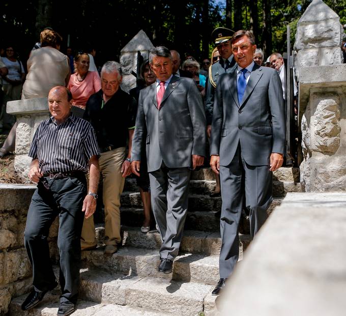 Predsednik Pahor na spominski slovesnosti pri Ruski kapelici