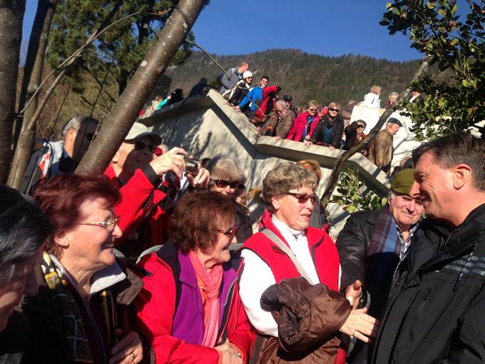 Predsednik republike na 57. prireditvi "Po stezah partizanske Jelovice - Dražgoše 2014"