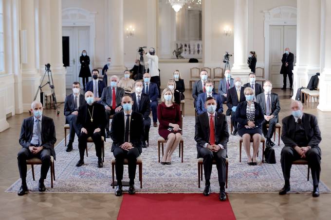 Predsednik republike je danes v Predsedniški palači priredil posebno slovesnost ob 30. obletnici mednarodnega priznanja Republike Slovenije s strani držav članic Evropske skupnosti in drugih evropskih držav
