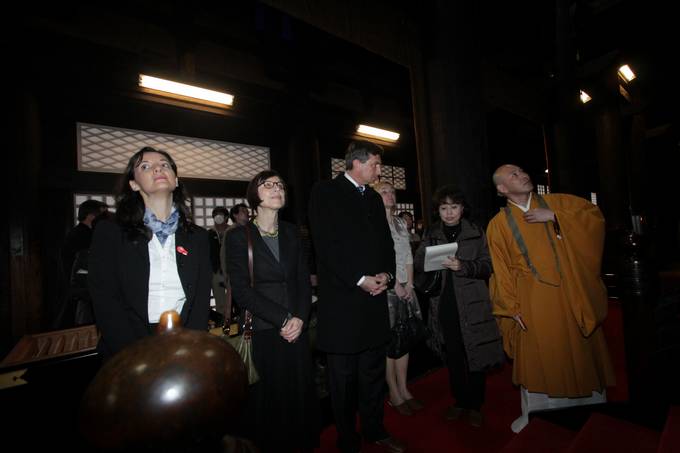 Predsednik republike Borut Pahor zaključil obisk na Japonskem z obiskom stare cesarske prestolnice Kyoto