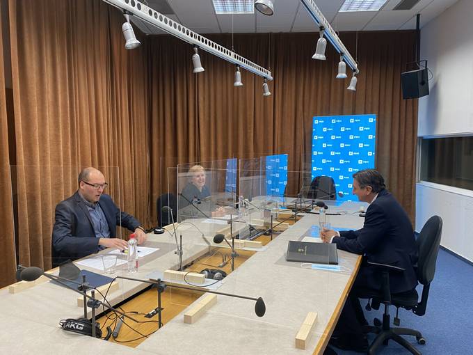 Pogovor predsednika republike za oddajo Studio ob 17-ih na Radiu Slovenija