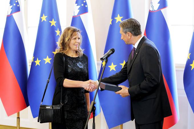 Predsednik republike je priredil sprejem ob 20-letnici Ustanove Mali vitez