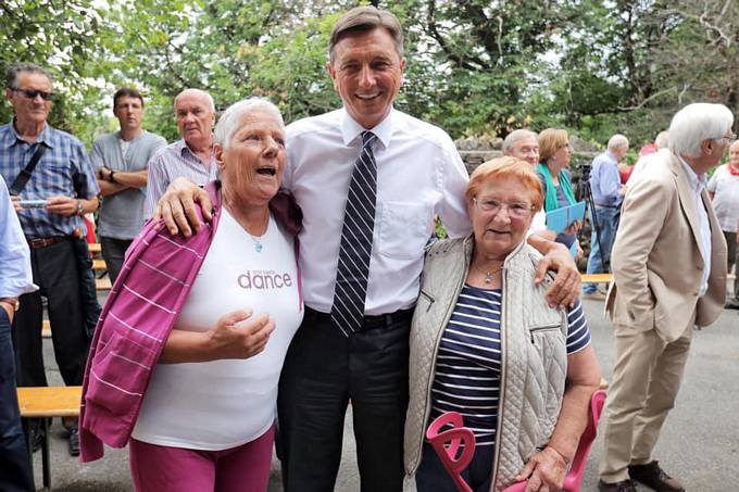 Predsednik republike na spominski slovesnosti ob 75. obletnici velikega zborovanja v Kožbani