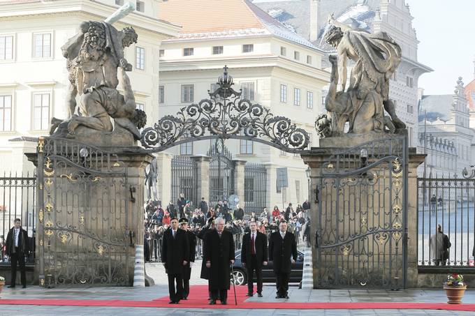 Predsednik Republike Slovenije Borut Pahor na državniškem obisku v Češki republiki