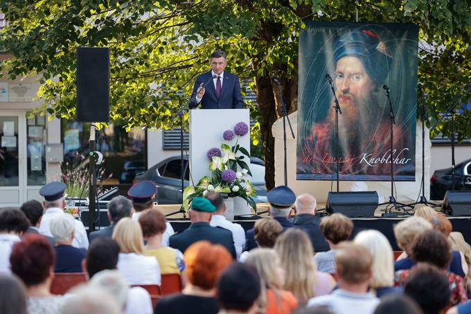 Predsednik Republike Slovenije Borut Pahor se je danes udeležil osrednje slovesnosti ob prazniku Občine Škocjan