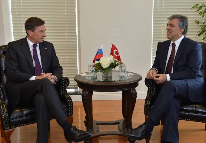 Predsednik Republike Slovenije se je danes v New Yorku sestal tudi s predsednikom Republike Turčije Abdullahom Gülom