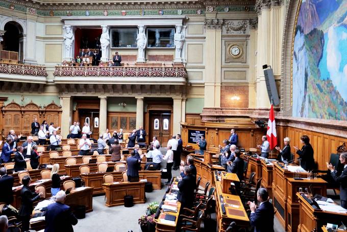 Predsednik Pahor začel uradni obisk v Švici z obiskom Nacionalnega sveta Švicarske konfederacije