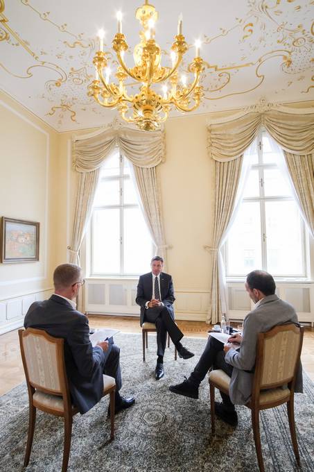 Pogovor predsednika republike za Primorske novice in Primorski dnevnik