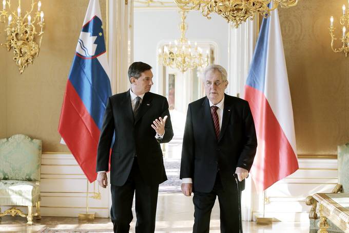 Predsednik Republike Slovenije Borut Pahor na državniškem obisku v Češki republiki