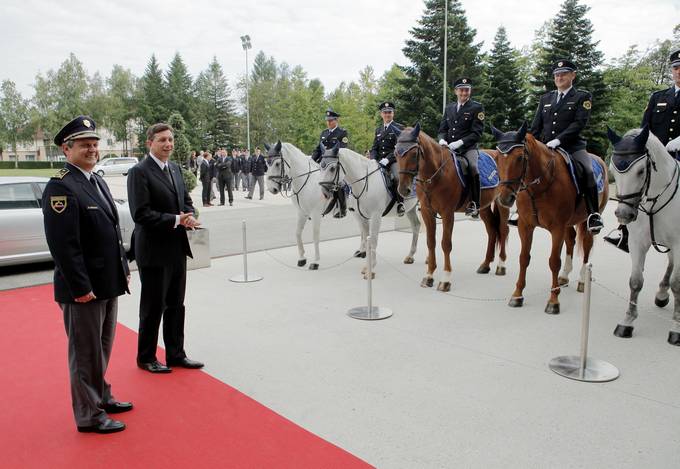 Predsednik republike Borut Pahor se je danes udeležil slovesnosti ob Dnevu slovenske policije in 65. obletnici Policijskega orkestra
