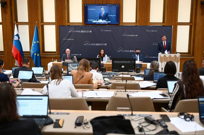 Predsednik Pahor na Medparlamentarni konferenci o skupni zunanji in varnostni politiki ter skupni varnostni in obrambni politiki