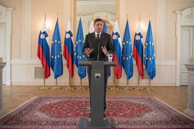 Predsednik republike Borut Pahor podal izjavo po sestanku političnega vrha