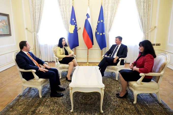 Predsednik Pahor na uradnem obisku v Sloveniji gosti predsednico Republike Kosovo Osmani – Sadriu