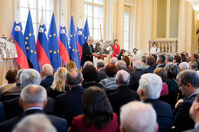 Sprejem ob 30. obletnici odhoda slovenske delegacije s 14. kongresa Zveze komunistov Jugoslavije