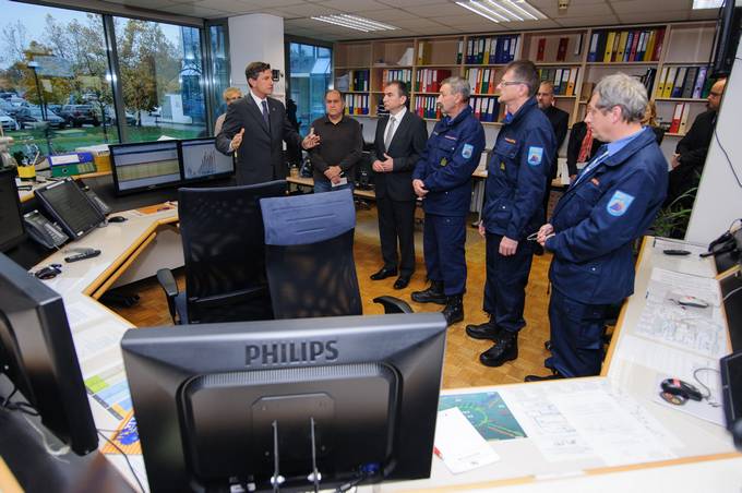 Predsednik Pahor danes obiskal Upravo RS za zaščito in reševanje