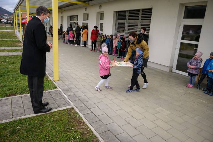 Predsednik republike je obiskal Vrtec Šentjur