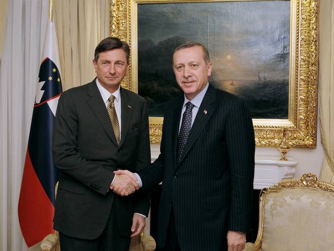 Predsednik republike Pahor se je sestal s predsednikom Vlade Republike Turčije Recepom Tayyipom Erdoğanom