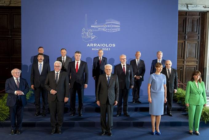 Predsednik Pahor v Rimu s predsedniki štirinajstih držav