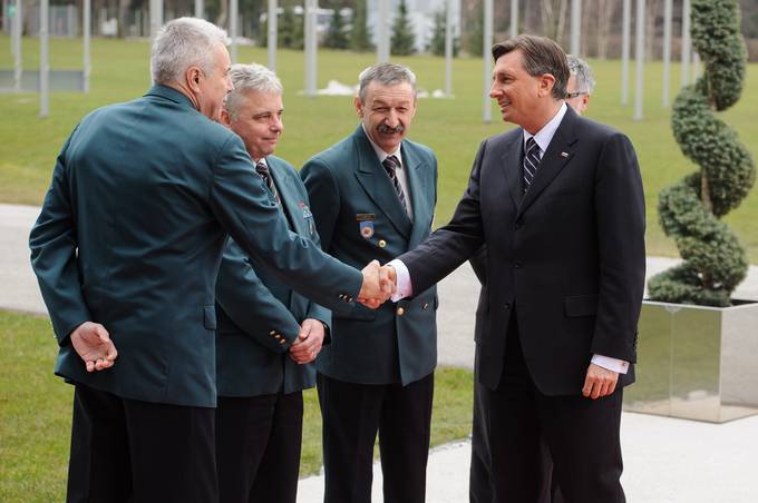Predsednik republike Borut Pahor na slovesni podelitvi nagrad in priznanj Civilne zaščite