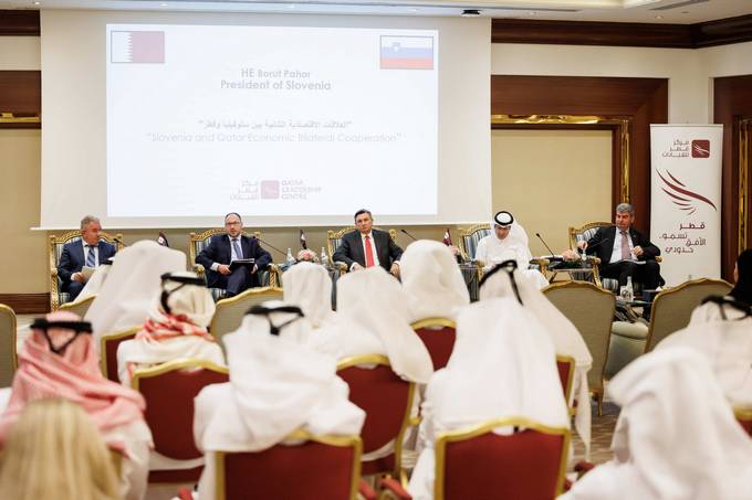 Drugi dan uradnega obiska predsednika Pahorja v Katarju v znamenju priložnosti za krepitev sodelovanja med državama