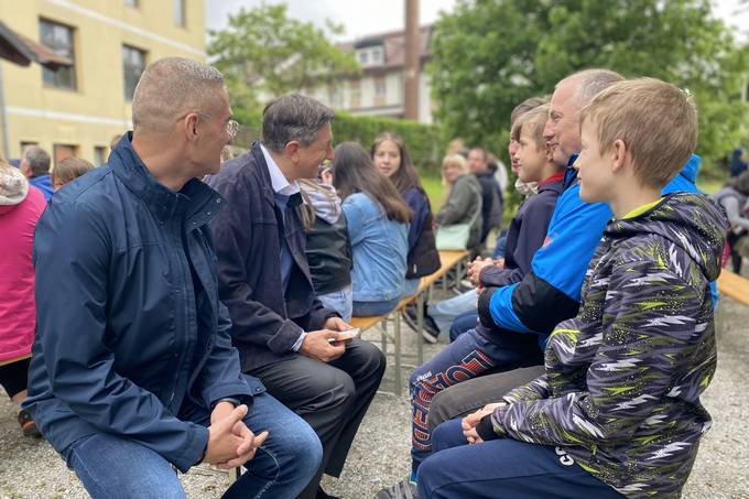 Predsednik Pahor na tradicionalnem spomladanskem srečanju družin, ki ga prireja dobrodelna ustanova Anin sklad