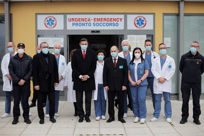 Predsednik republike je obiskal Splošno bolnišnico Izola