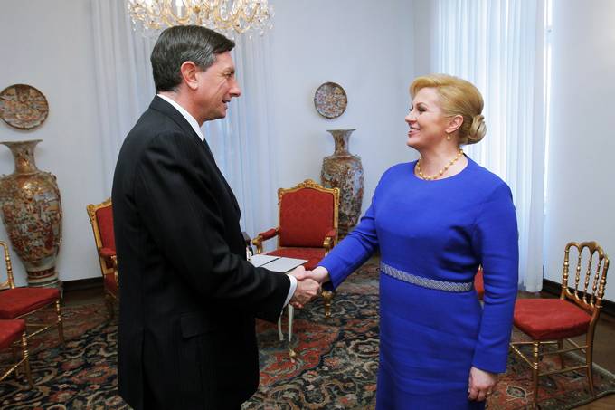 Predsednik republike se je udeležil inavguracije predsednice Republike Hrvaške Kolinde Grabar Kitarović