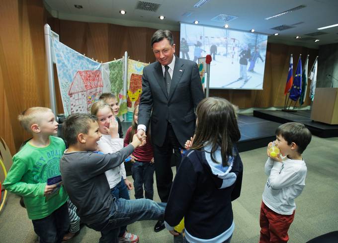 Predsednik republike čestital udeležencem akcije "Zemljo so nam posodili otroci"