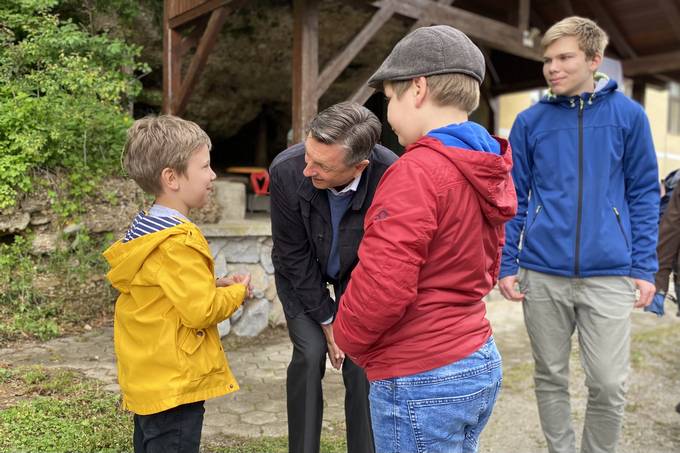 Predsednik Pahor na tradicionalnem spomladanskem srečanju družin, ki ga prireja dobrodelna ustanova Anin sklad