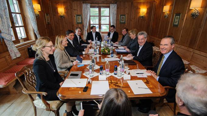 Trilateralno srečanje predsednikov Slovenije, Avstrije in Hrvaške v Logarski dolini